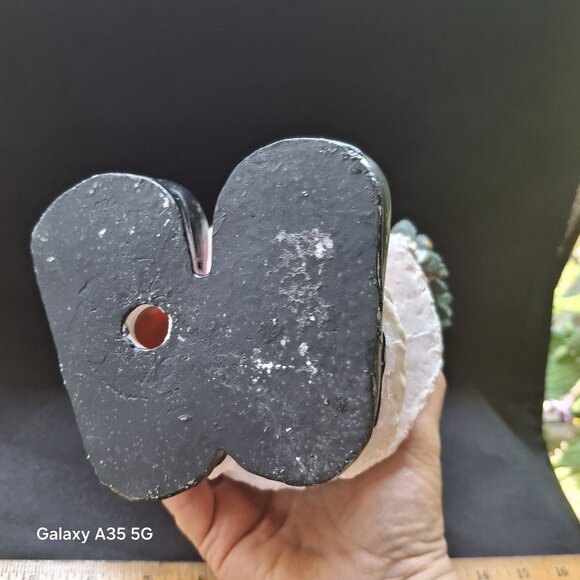 Ceramic Santa Claus Figurine Holding Christmas Tree & Lantern Christmas Artsy - Picture 10 of 10